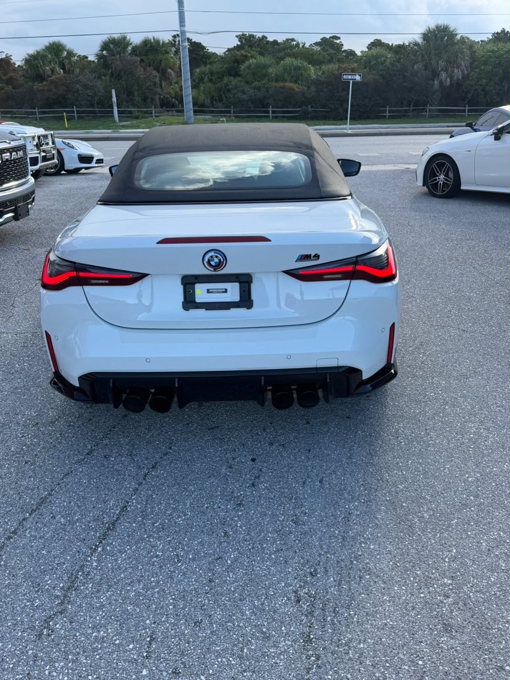 BMW M4 Convertible rear